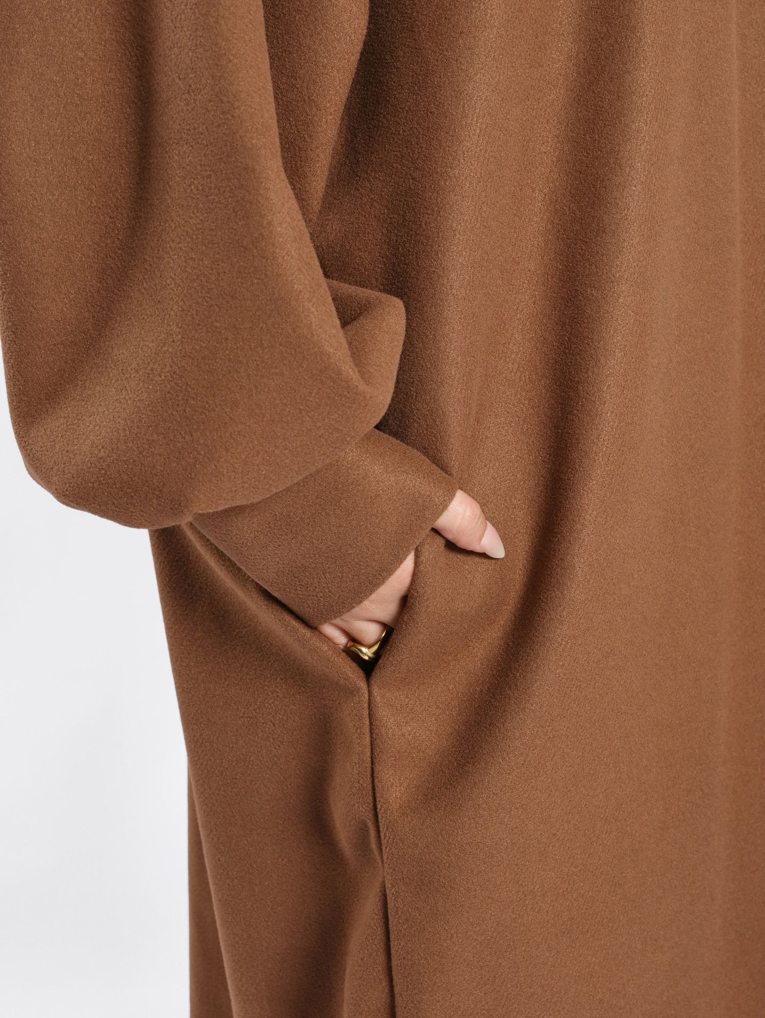 Duchess Puffy-Sleeve Dress