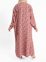 Long Modest Kimono - Emalina Fashion