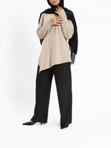 Pointelle Long-Sleeve Basic Top