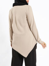 Pointelle Long-Sleeve Basic Top
