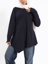 Pointelle Long-Sleeve Basic Top
