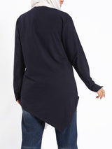 Pointelle Long-Sleeve Basic Top