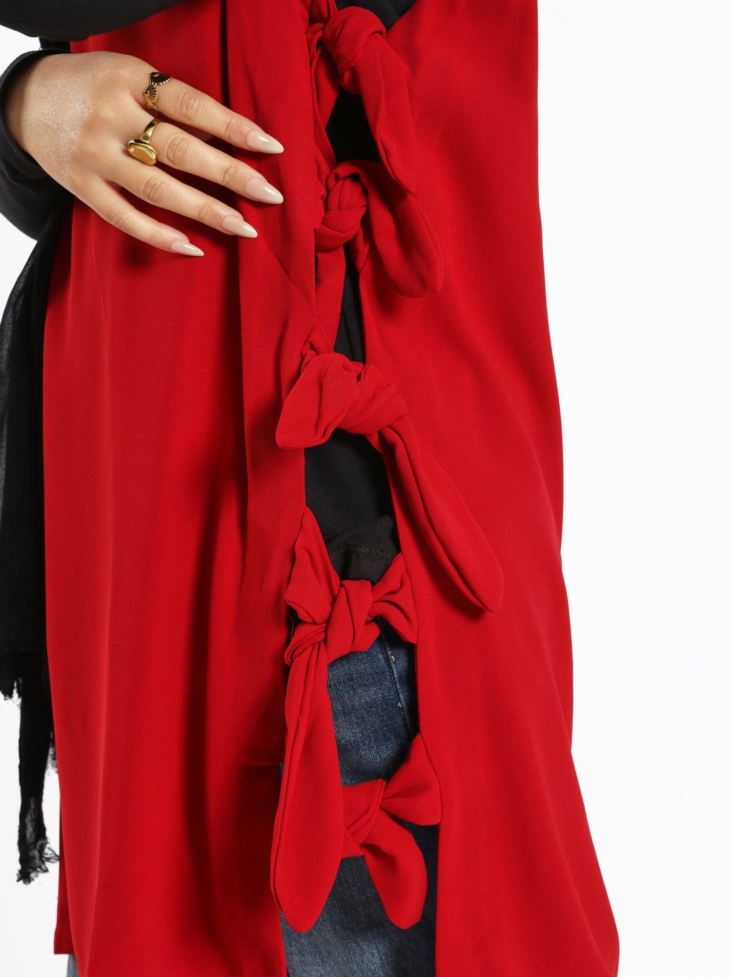 Bow Tie Vest - Emalina Fashion