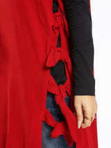 Bow Tie Vest - Emalina Fashion