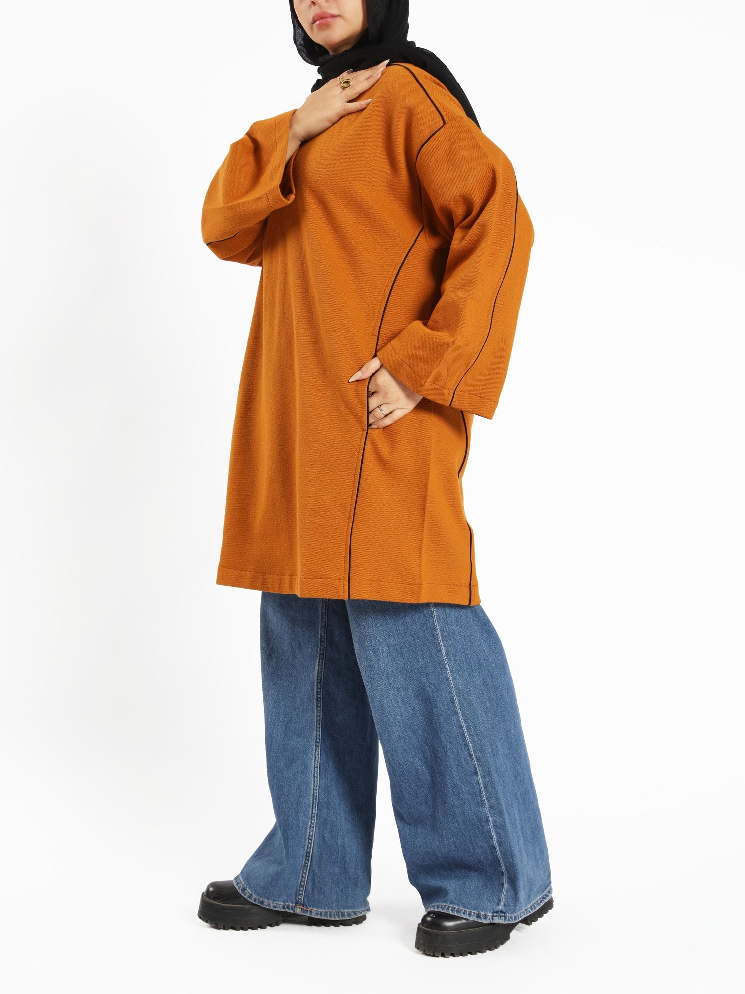 Basic Lines Shirt - Emalina Fashion