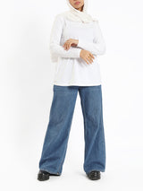 Rounda Long-Sleeve Basic Top