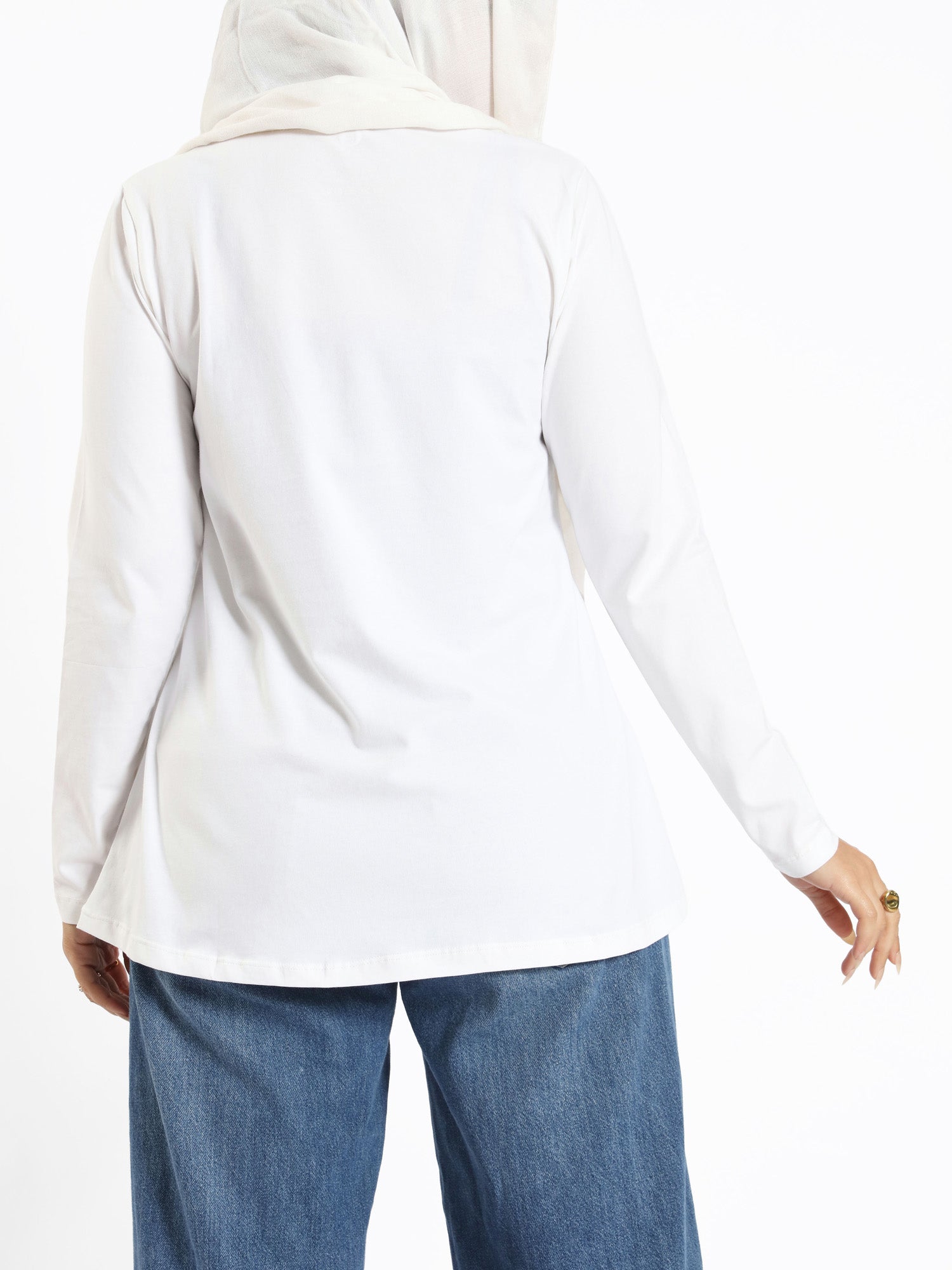 Rounda Long-Sleeve Basic Top