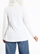 Rounda Long-Sleeve Basic Top