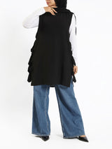 Bow Tie Vest - Emalina Fashion
