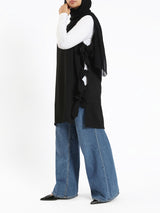 Bow Tie Vest - Emalina Fashion