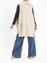 Bow Tie Vest - Emalina Fashion