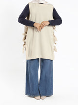 Bow Tie Vest - Emalina Fashion