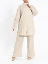 Linen Luxe Set - Emalina Fashion