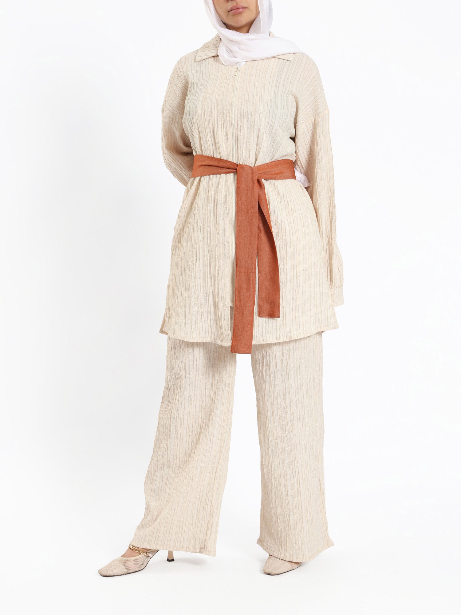 Linen Luxe Set - Emalina Fashion