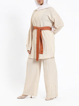 Linen Luxe Set - Emalina Fashion