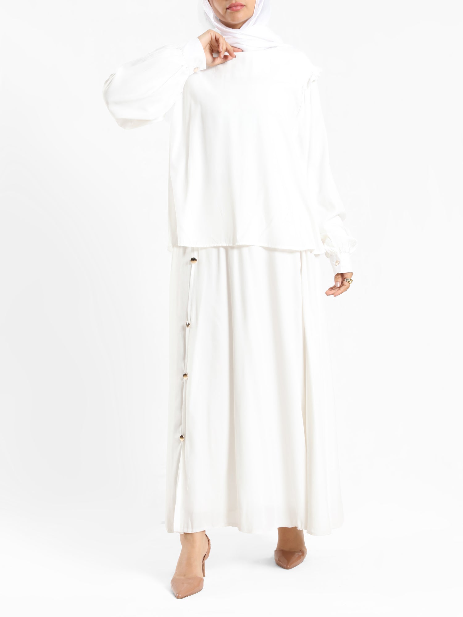 A - Line Elegance Set - Emalina Fashion