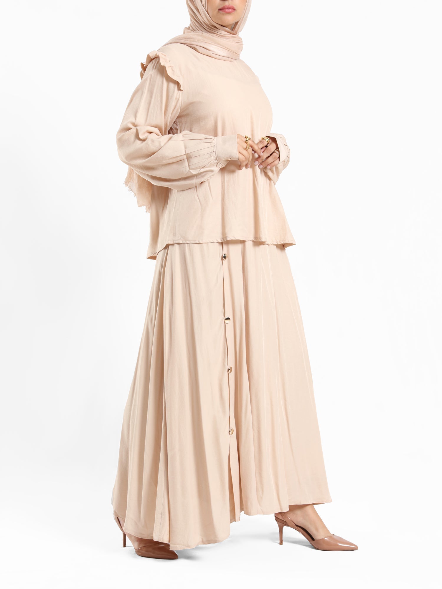 A - Line Elegance Set - Emalina Fashion