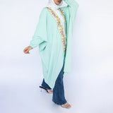 Colorful Cascade High-Low Kaftan