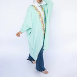 Colorful Cascade High - Low Kaftan - Emalina Fashion