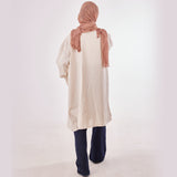 Striped Croisé Linen Top