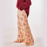 Blooming Linen Wide-Leg Pants