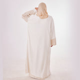 White Latte Abaya
