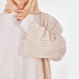 White Latte Abaya