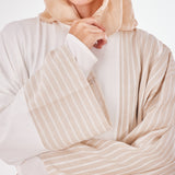 White Latte Abaya