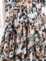 Floral Ruffle Shirt - Emalina Fashion