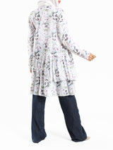 Floral Ruffle Shirt - Emalina Fashion