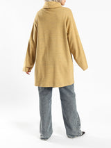 High Collar Sweater - Emalina Fashion