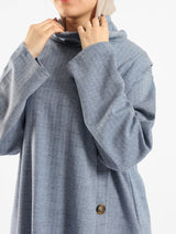 High Collar Sweater - Emalina Fashion