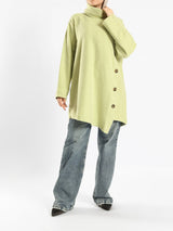 High Collar Sweater - Emalina Fashion