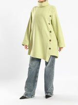 High Collar Sweater - Emalina Fashion