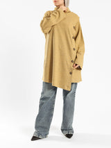 High Collar Sweater - Emalina Fashion
