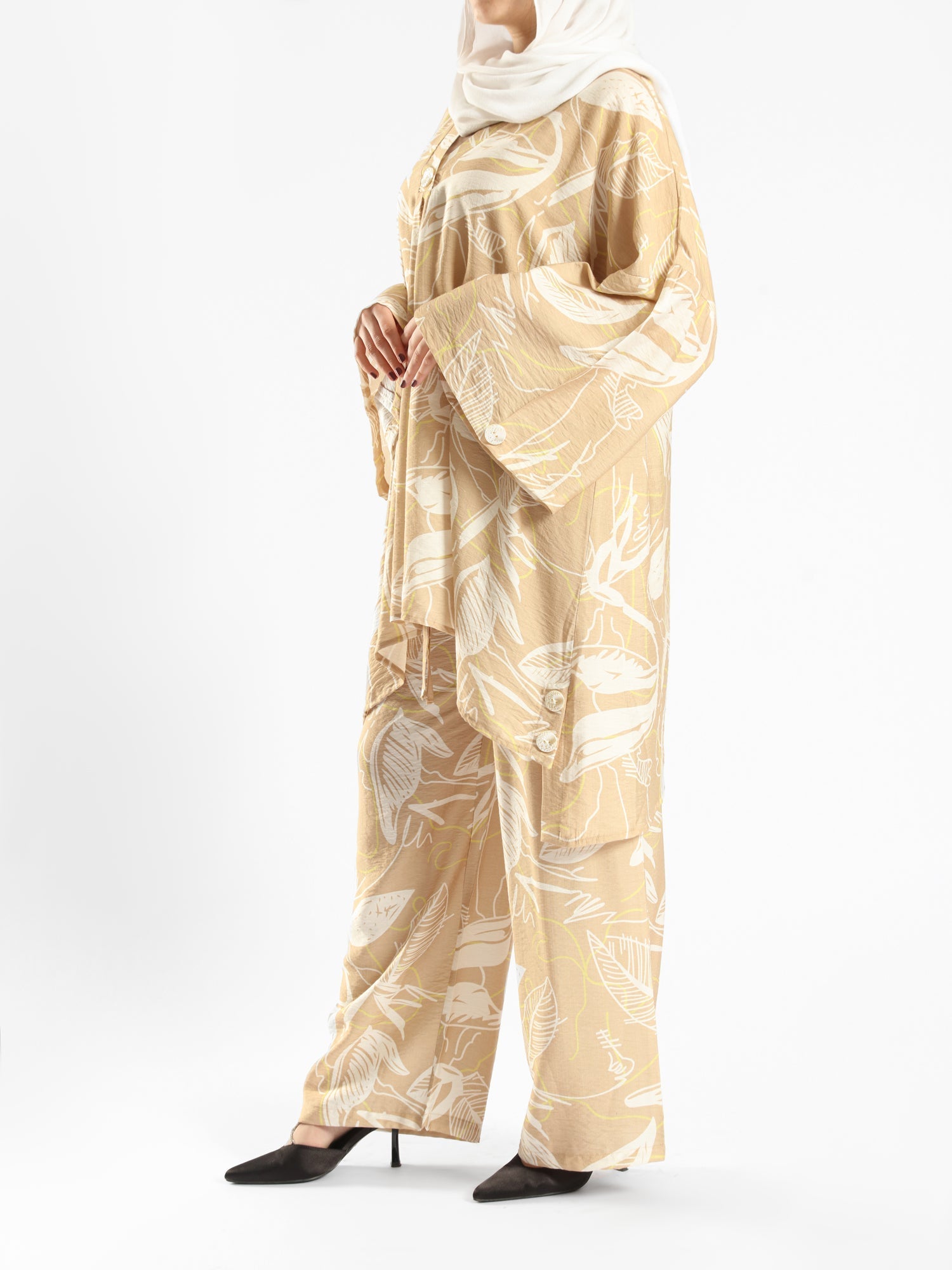 Linen Whisper Set - Emalina Fashion