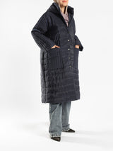Long Puffer Coat - Emalina Fashion