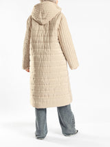 Long Puffer Coat - Emalina Fashion