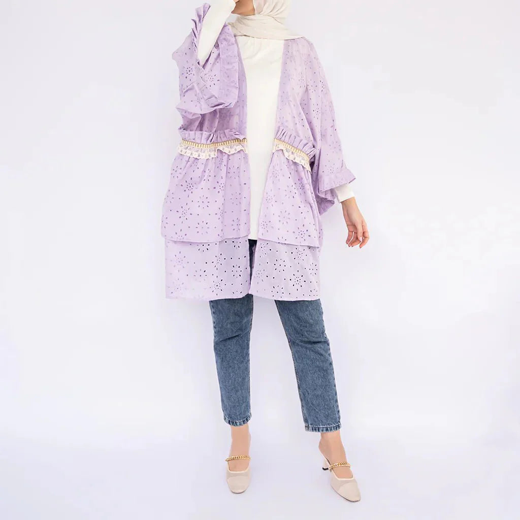 Mini Flair Kaftan Dress - Emalina Fashion