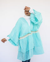 Mini Flair Kaftan Dress - Emalina Fashion