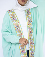 Colorful Cascade High - Low Kaftan - Emalina Fashion