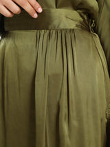 Modest Satin Set - Emalina Fashion