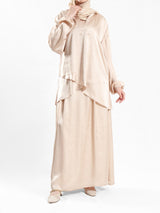 Modest Satin Set - Emalina Fashion