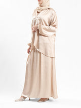 Modest Satin Set - Emalina Fashion