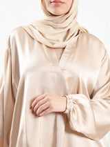 Modest Satin Set - Emalina Fashion