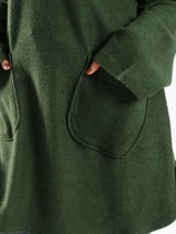 Oversized Pocketed Sweater - Emalina Fashion