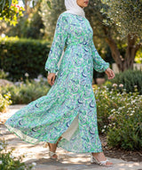 Prismatic Bloom Dress