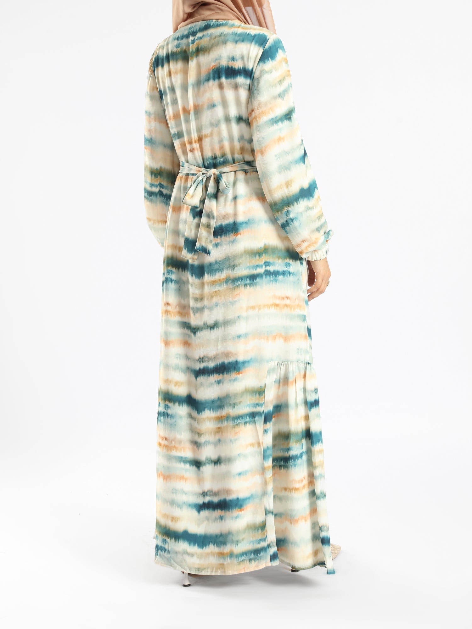 Prismatic Bloom Dress - Emalina Fashion