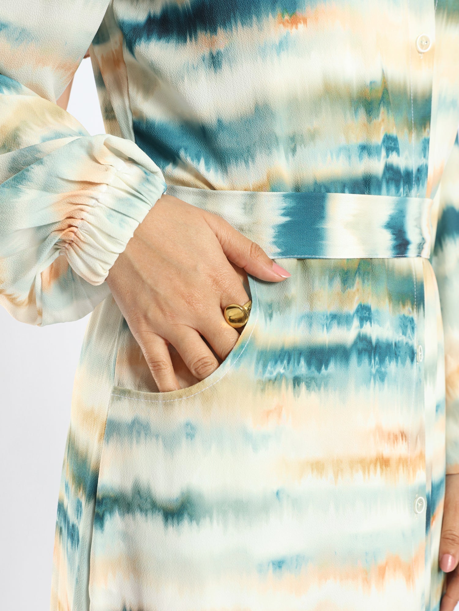 Prismatic Bloom Dress - Emalina Fashion