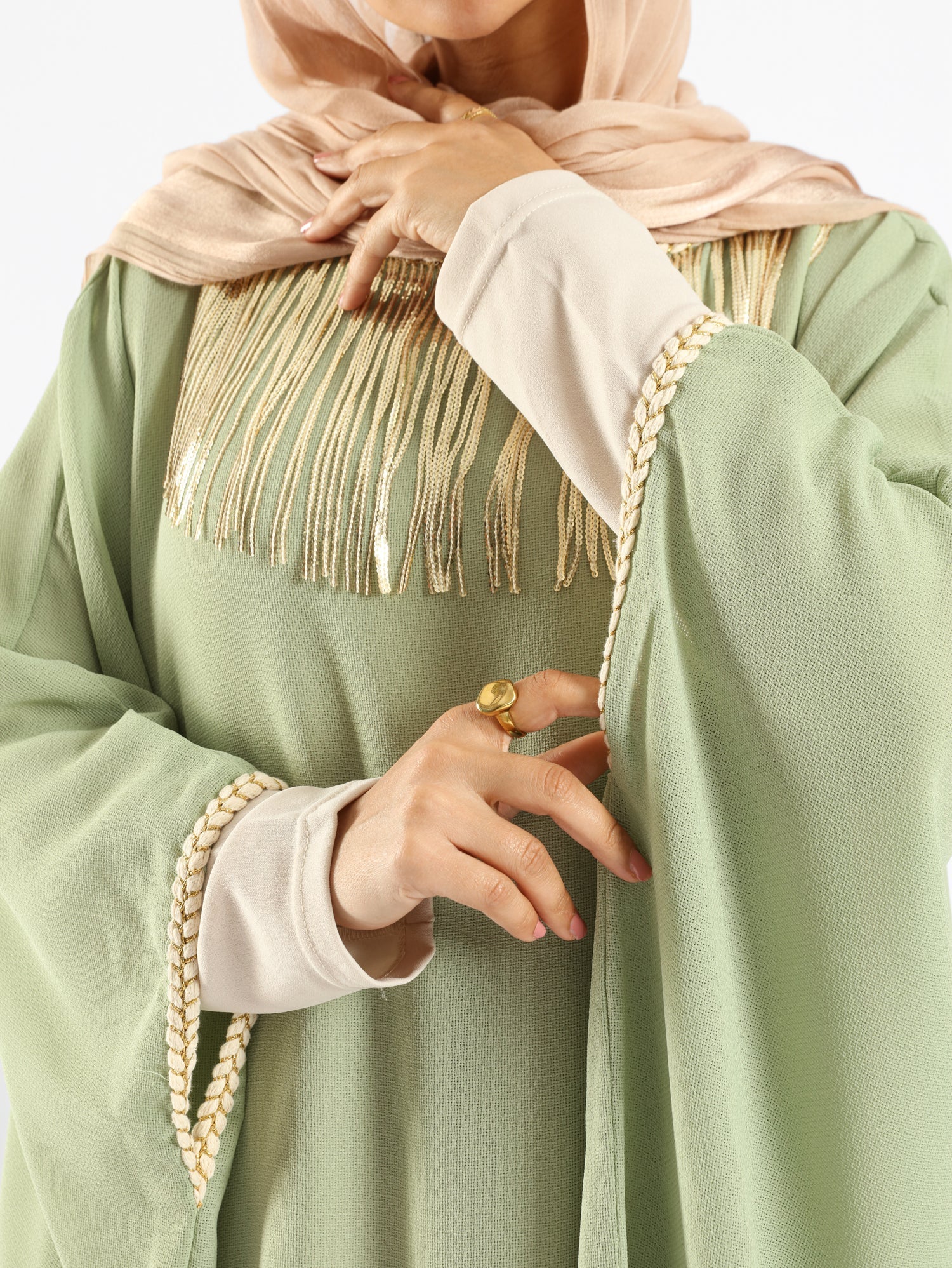 Shimmering Nights Kaftan - Emalina Fashion